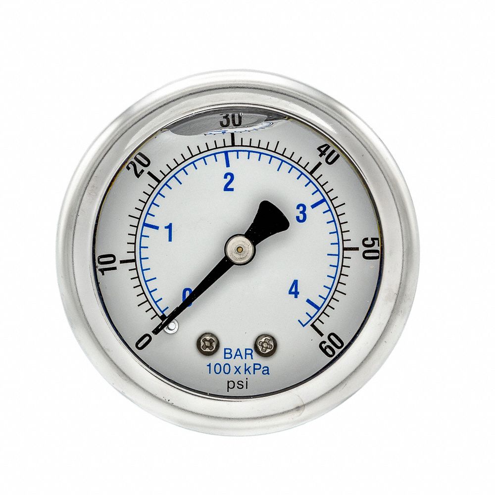 PIC GAUGES Pressure Gauge To Psi Range In MNPT Gauge Accuracy TW