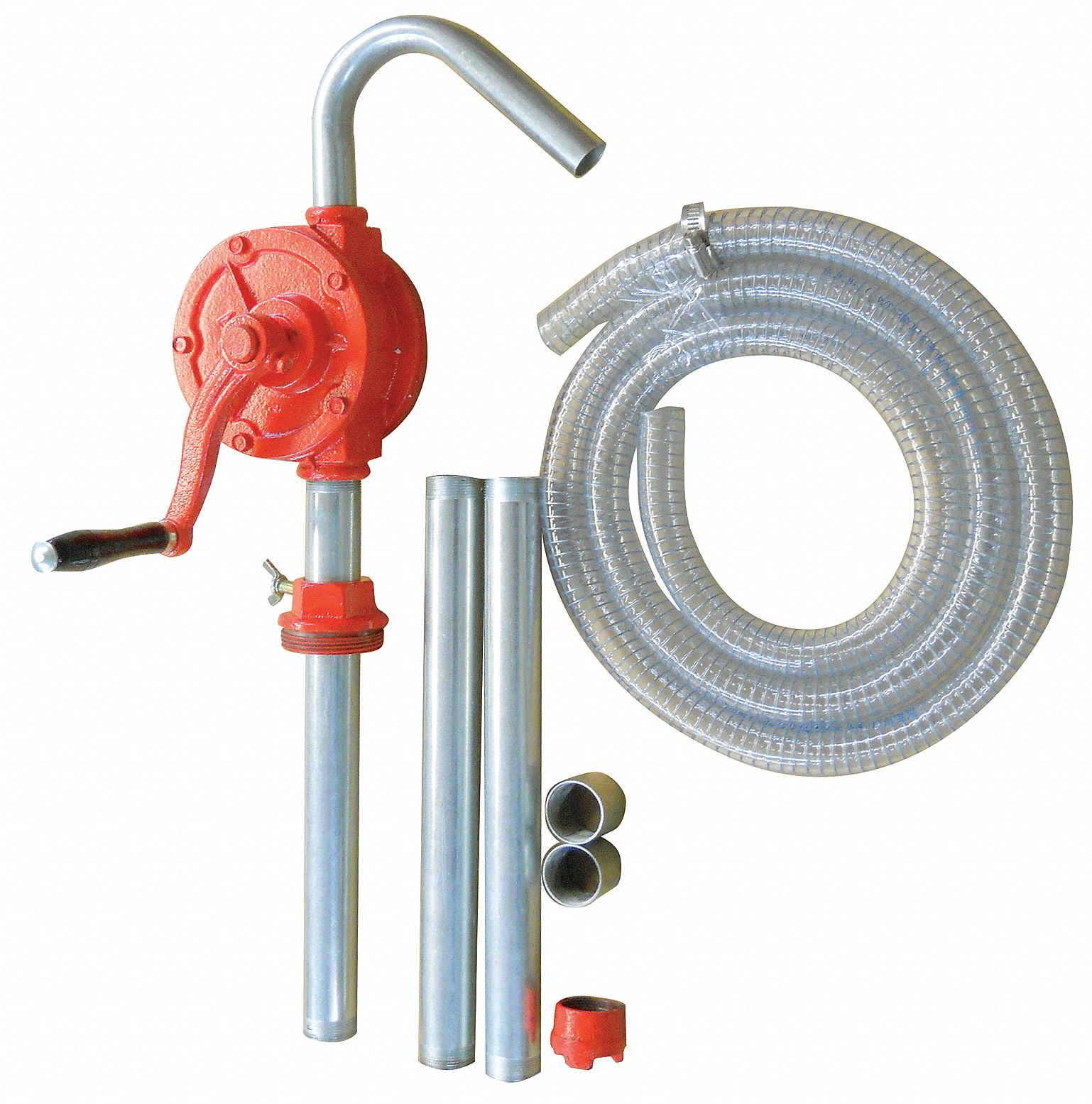 ZEELINE Hand Operated Drum Pump, Rotary 20UD2210210WH Grainger