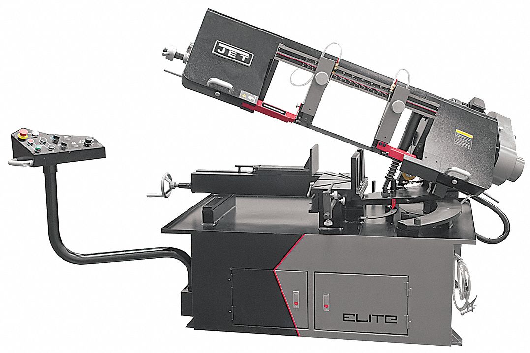 JET ELITE 2 HP Horizontal Band Saw, Voltage 230/460, Max. Blade Length