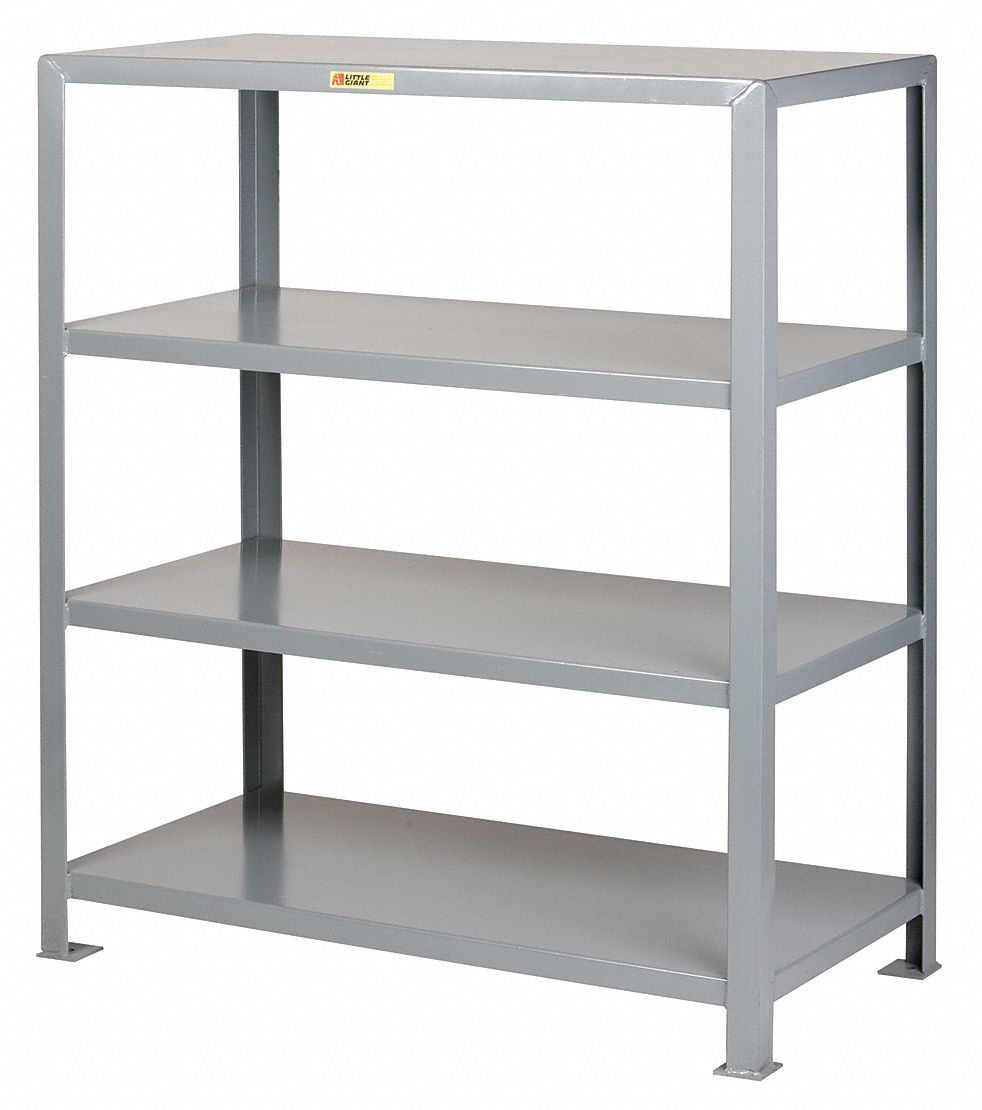 LITTLE GIANT Metal Shelving Heavy Duty Standalone 30 In X 18 In 72 