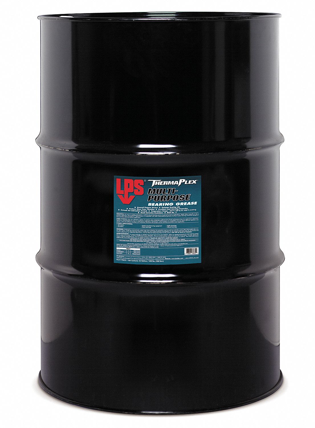 THERMAPLEX Blue Lithium Complex Multipurpose Bearing Grease, 55 gal