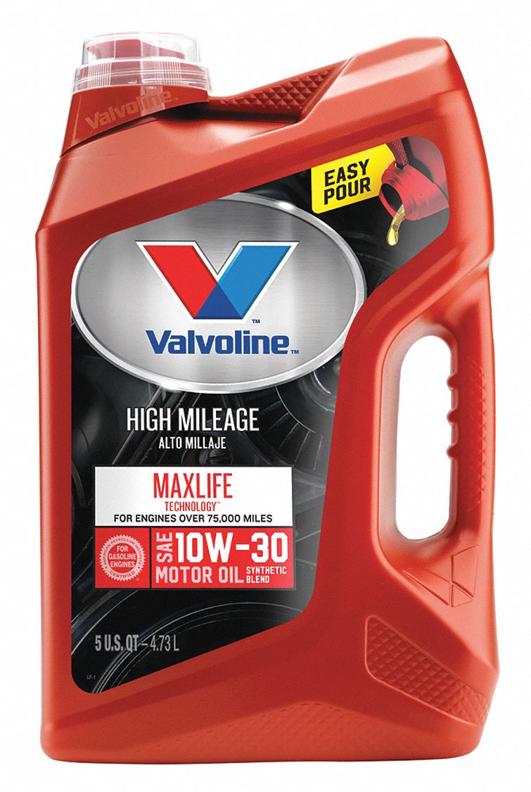 VALVOLINE Motor Oil,Synthetic Blend,10W30,5 Qt 21A121881161 Grainger