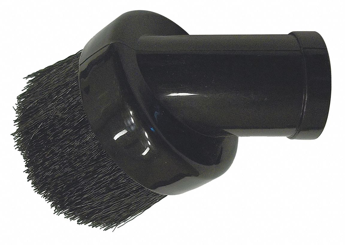 GRAINGER APPROVED Dust Brushes, For Hose Diameter 11/4", Plastic, 33/