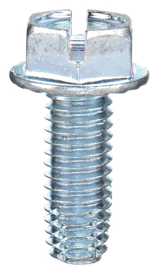 GRAINGER APPROVED 3/4" Steel Thread Cutting Screw with Hex Washer