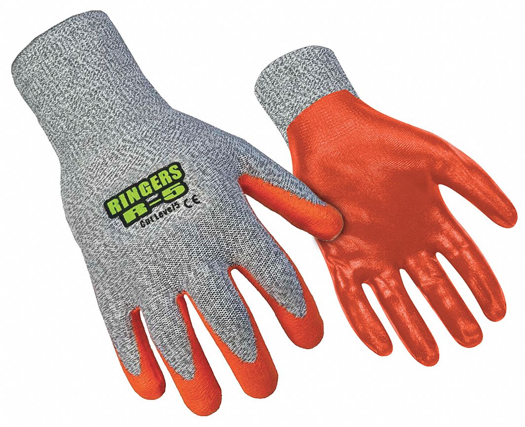 RINGERS GLOVES Cut Resistant Gloves, HPPE Palm, M, PR 21TF5704509