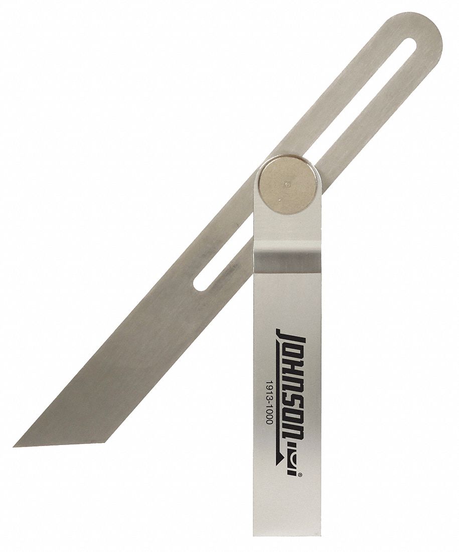 JOHNSON Sliding TBevel, Alum, SS, 10 in 21XK1419131000 Grainger