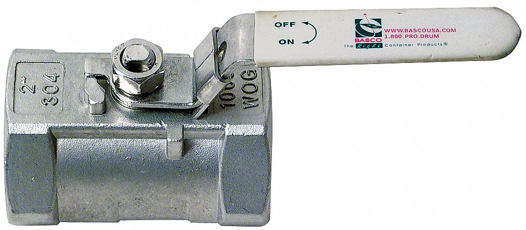 IBC Valve,Stainless Steel,Silver,5 In. W