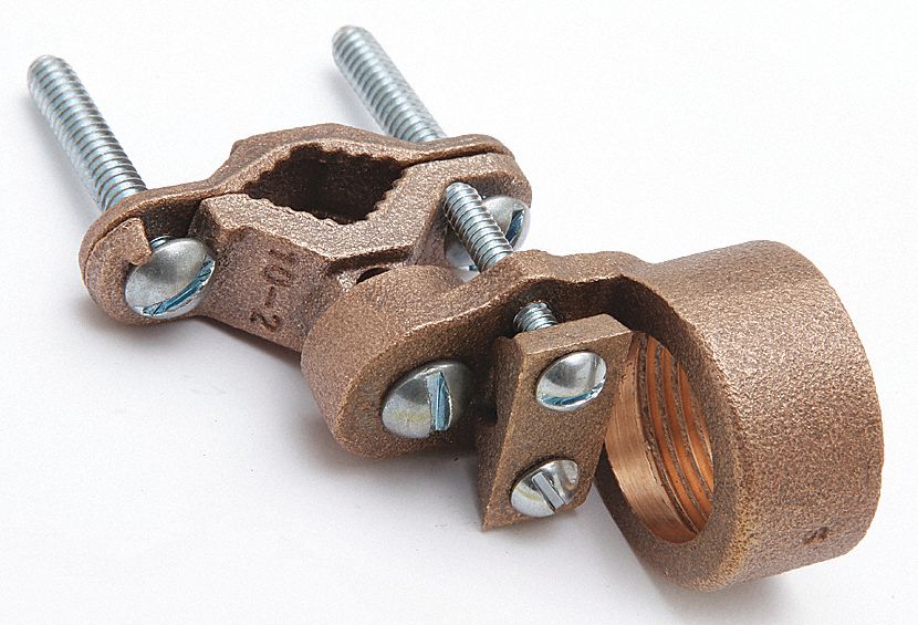 BURNDY Grounding Connector, Mechanical, 1 Number of Wires Grounding