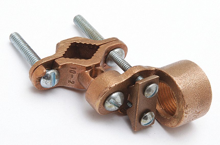 BURNDY Grounding Connector, Mechanical, 1 Number of Wires Grounding