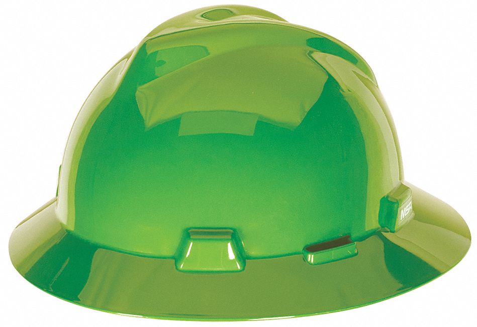 MSA Full Brim, Hard Hat, Type 1, Class E ANSI Classification, VGard