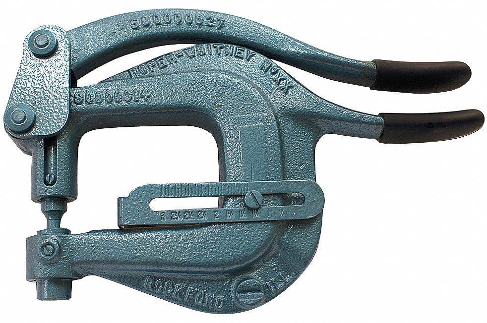 ROPER WHITNEY Hole Punch, 31/4 in Throat, 17/32 in Hole 22JK58XX