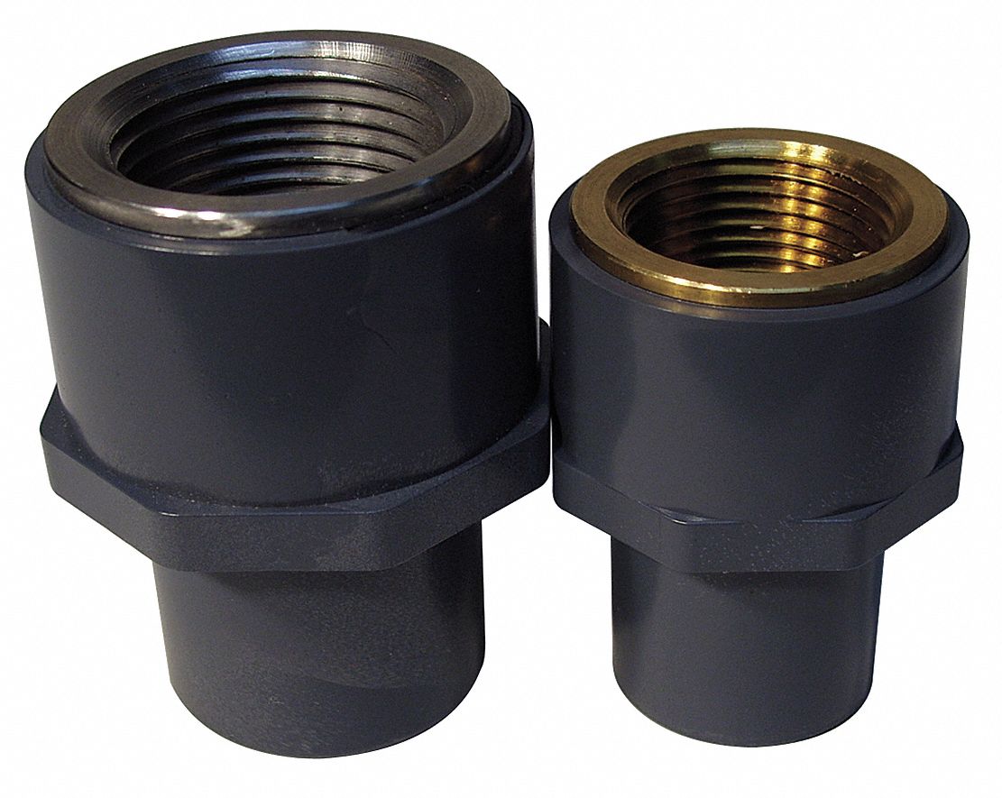 GF PIPING SYSTEMS Schedule 80 CPVC Transition Fitting 1 1 4 Pipe Size