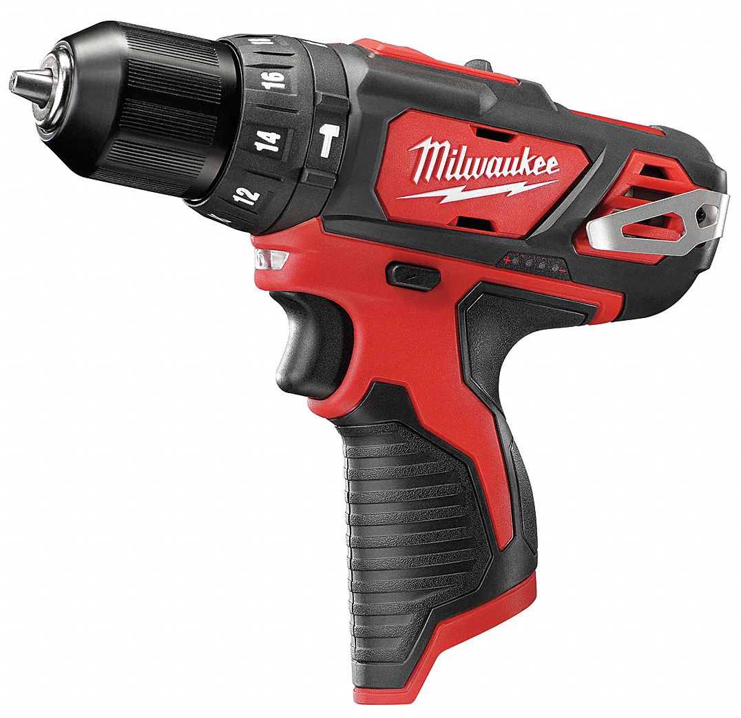 MILWAUKEE 3/8" Cordless Hammer Drill/Driver, 12.0 Voltage, Bare Tool