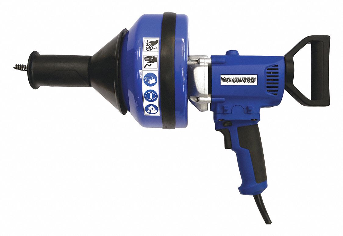 WESTWARD Drain Cleaning Gun Kit, 3/4 to 21/2 in. 22XP3722XP37