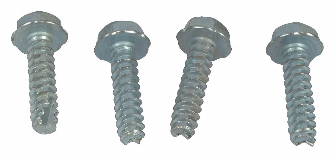 DAYTON Hex Self Tapping Screw, For Use With Grainger Item Number 2HXZ7