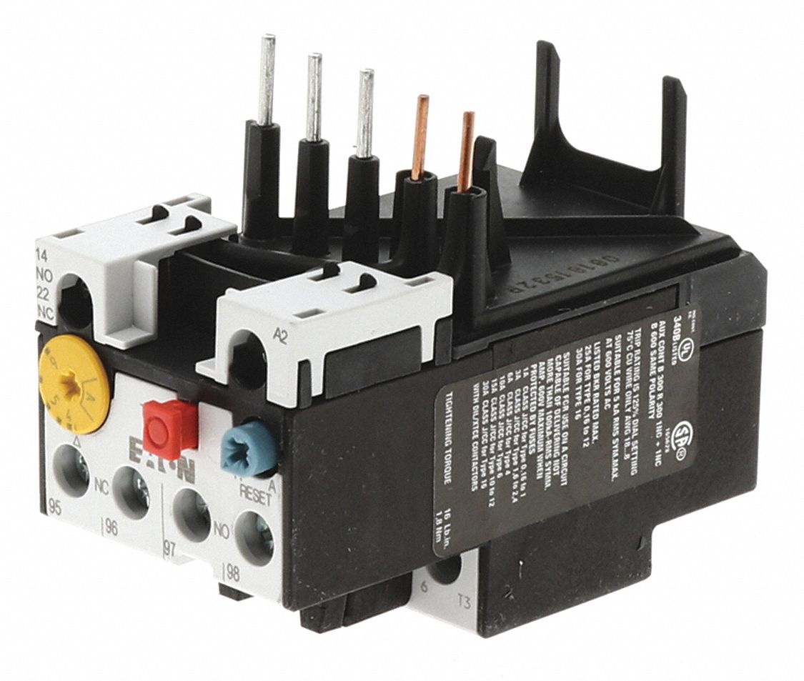 EATON CUTLER HAMMER IEC Style Overload Relay, Mfr. Series XTCE