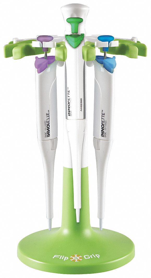 HEATHROW ABS Plastic 6-Place Pipette Pipettor Stand - Blue Color