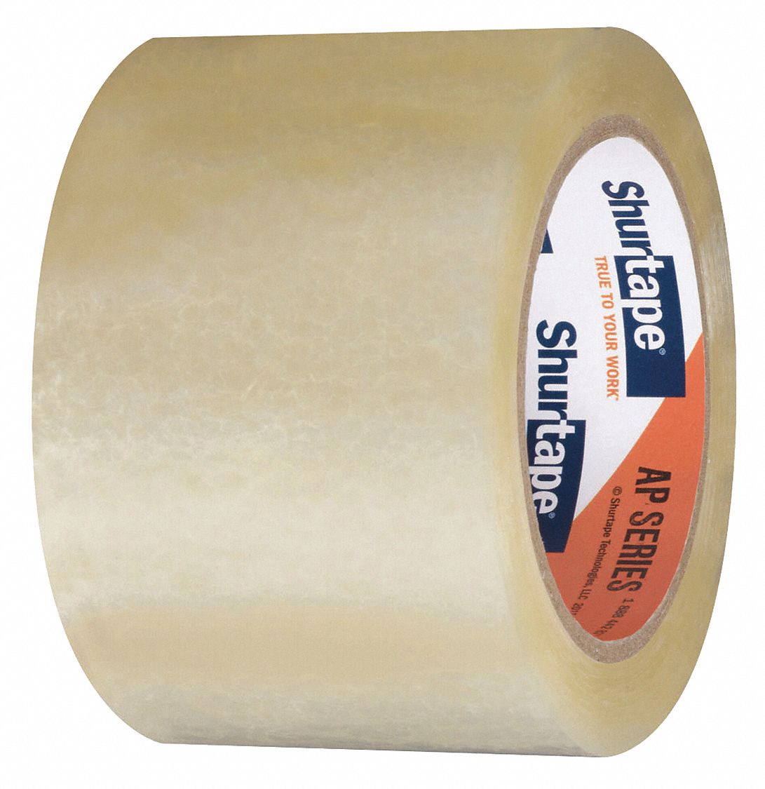 SHURTAPE Packaging Tape, Clear, Acrylic Tape Adhesive, Tape Application