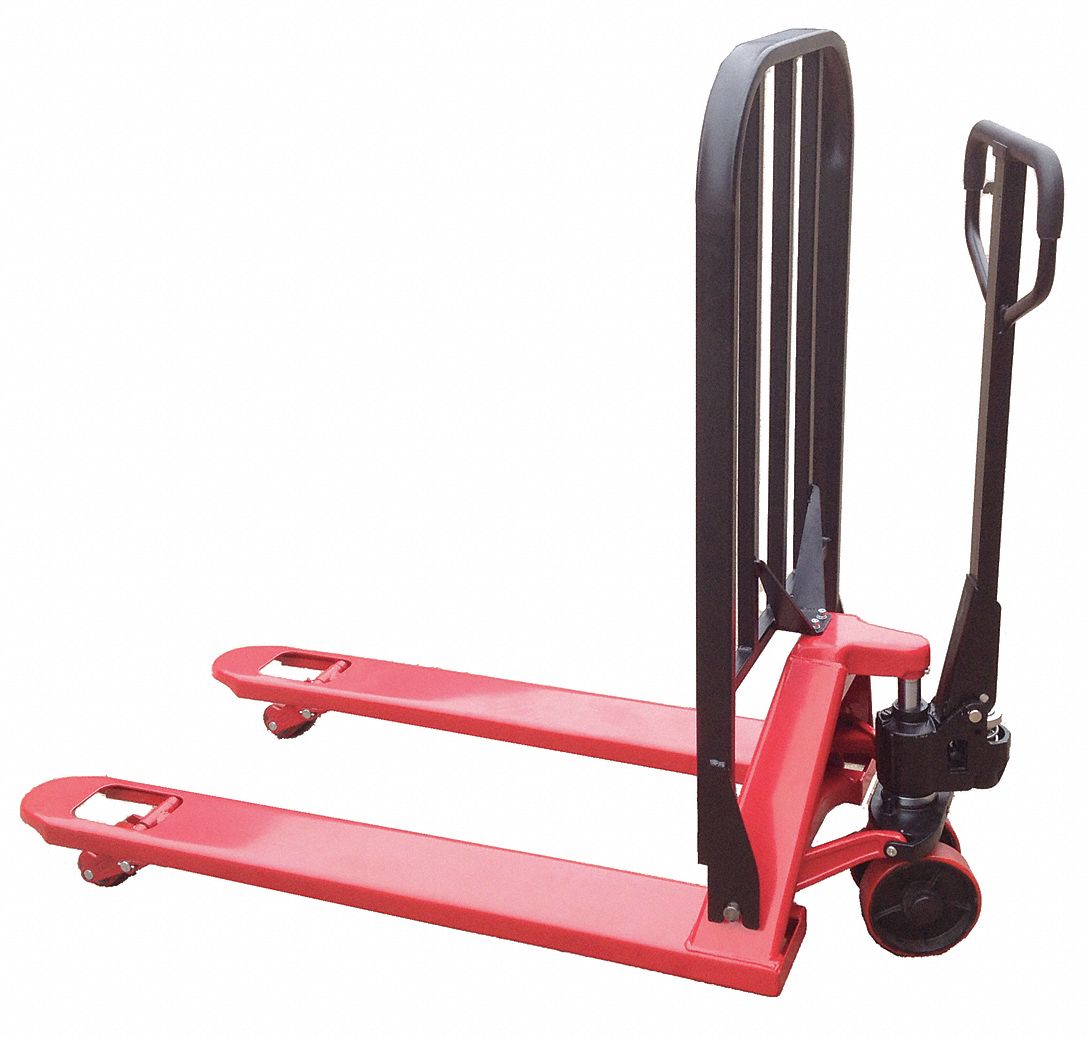 DAYTON Specialty Box Guard Manual Pallet Jack, 5500 lb. Load Capacity