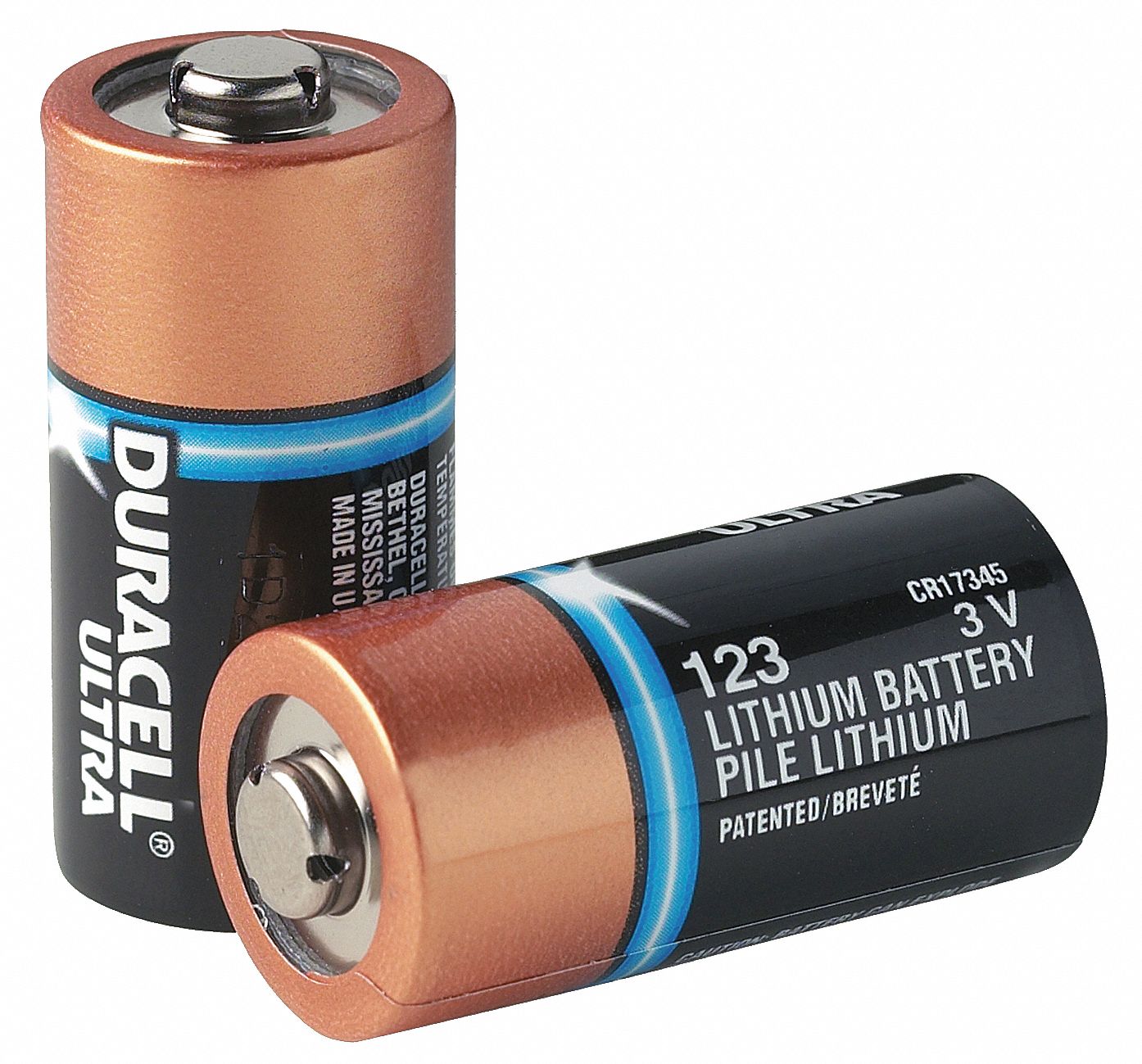 DURACELL Battery Lithium Size 123 3VDC PK10 24T963 DL123A Grainger