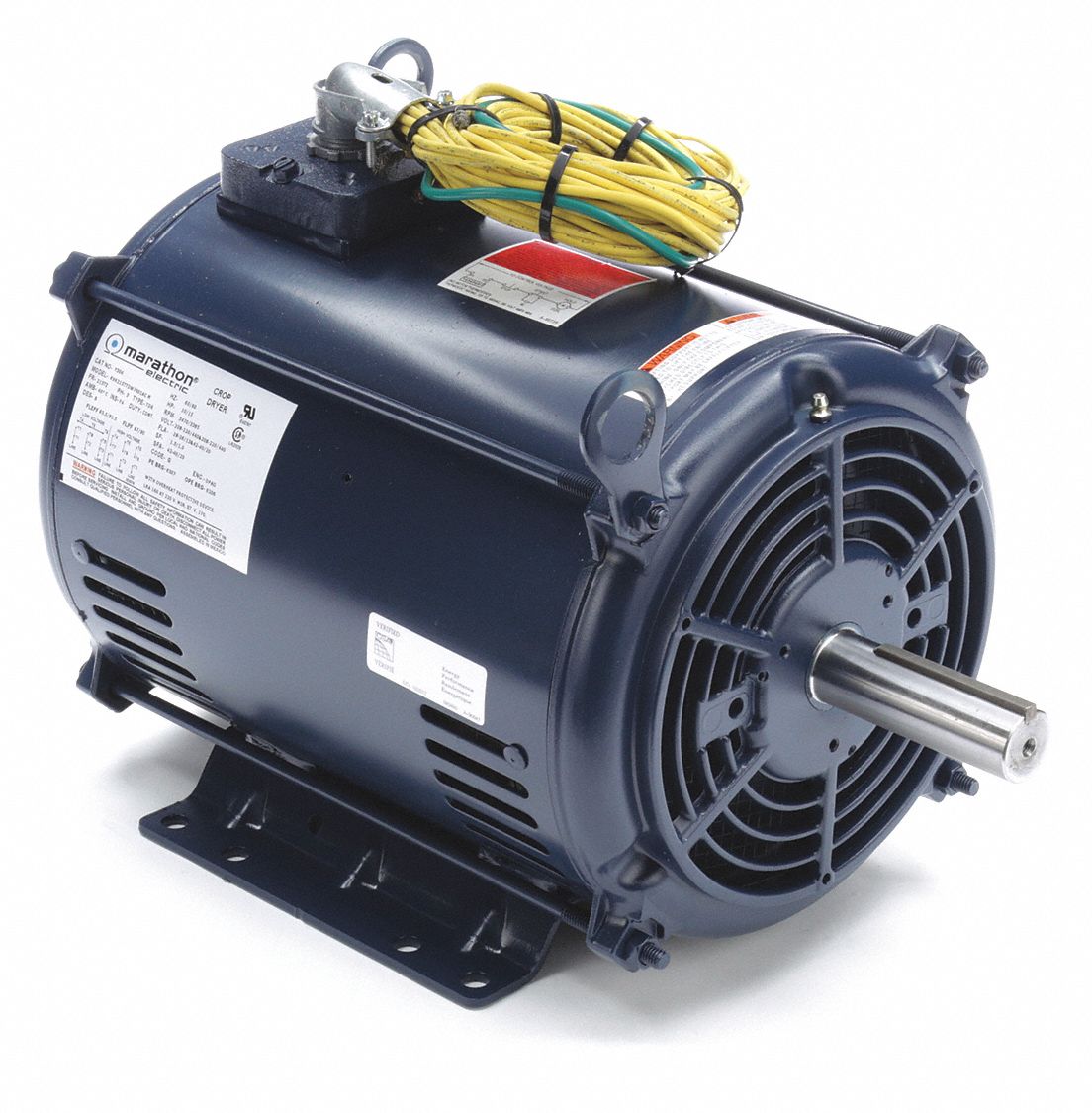MARATHON MOTORS 10 to 15 HP Crop Dryer Motor,3Phase,3470 Nameplate RPM
