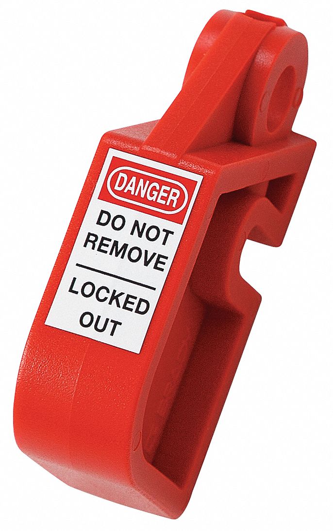 Circuit Breaker Lockout,,Red,Clamp-On