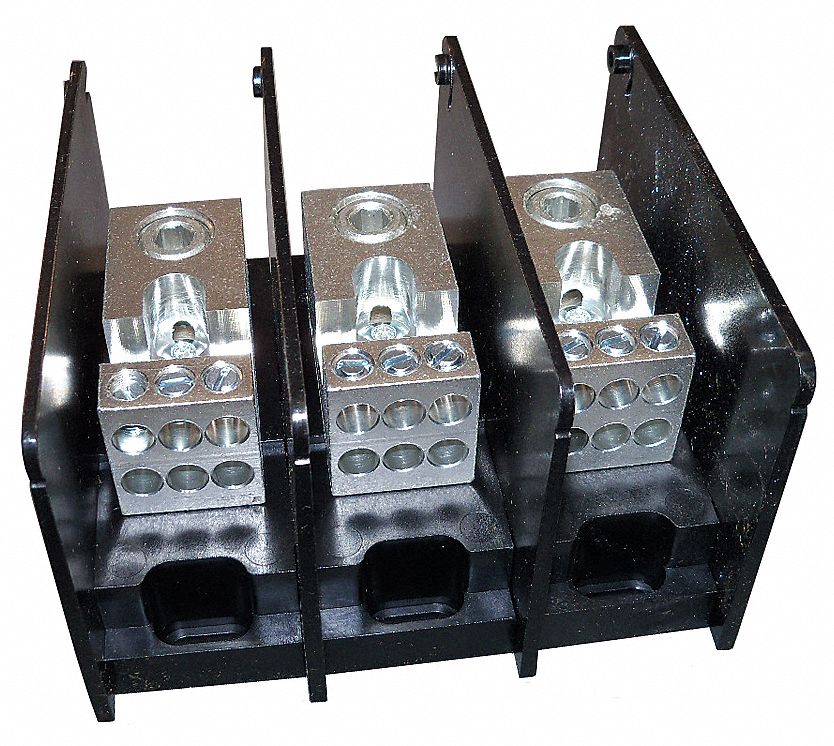 MERSEN Power Distribution Block, 310 Max. Amps, Number of Poles 3 25CC30MPDB67663 Grainger