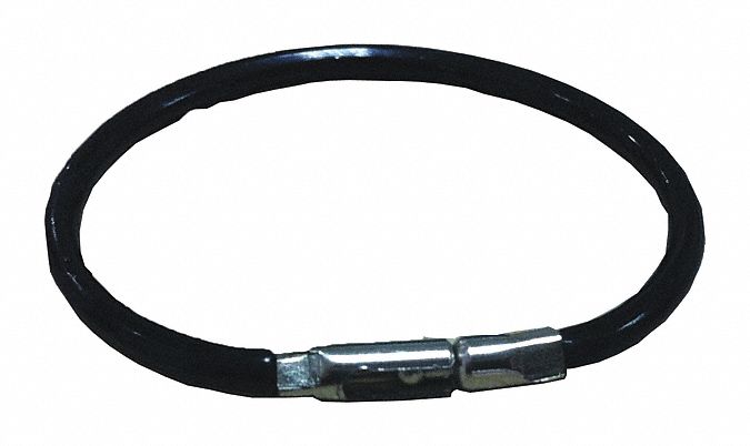 Key Ring,Nylon-Coated Socket Lock,PK5