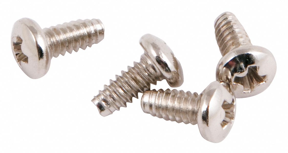 MASTER APPLIANCE Switch Plate Screw, PK 4 25VZ93SRW348K Grainger