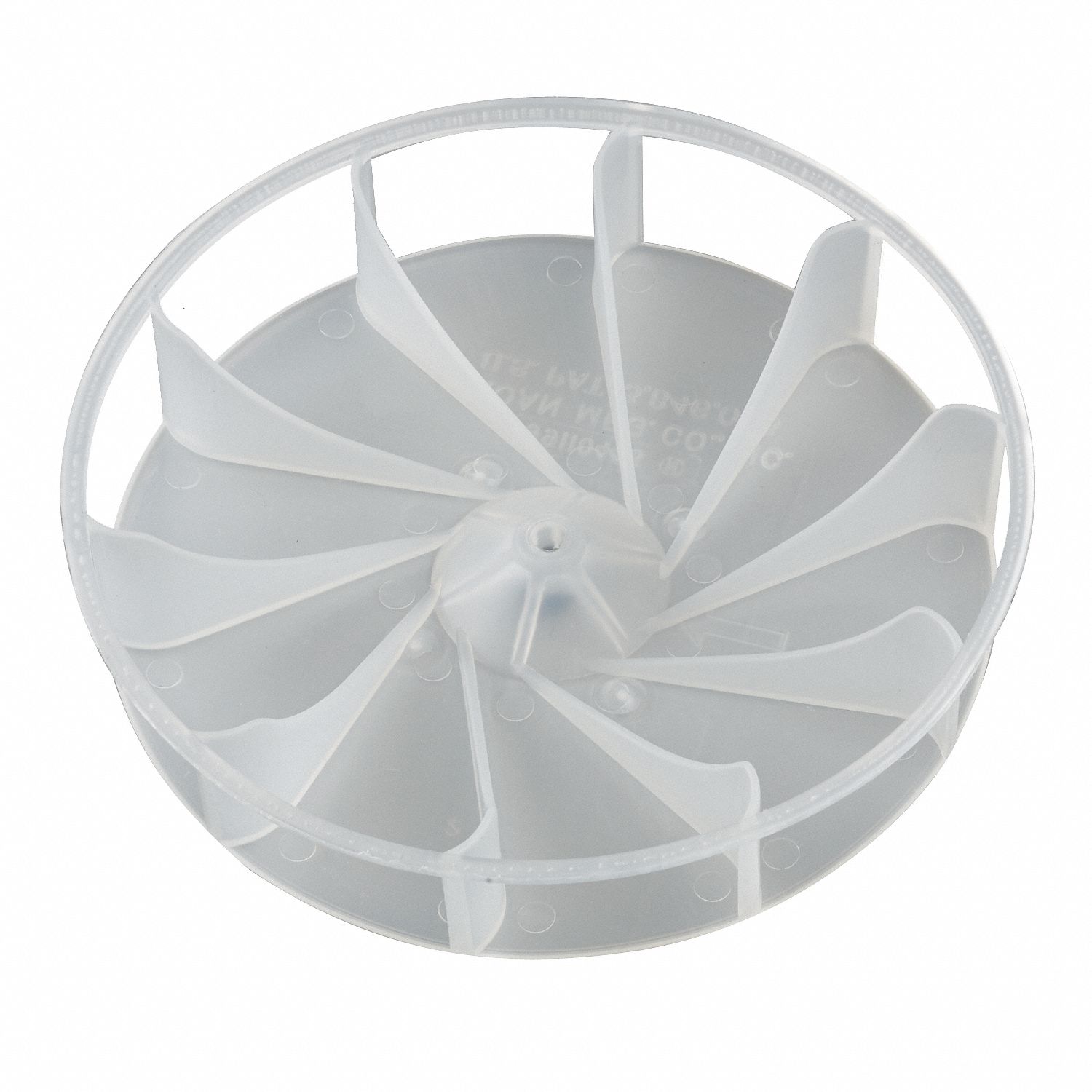 BROAN Blower Wheel Plastic 3/16" Bore, For Use With Mfr. Model Number