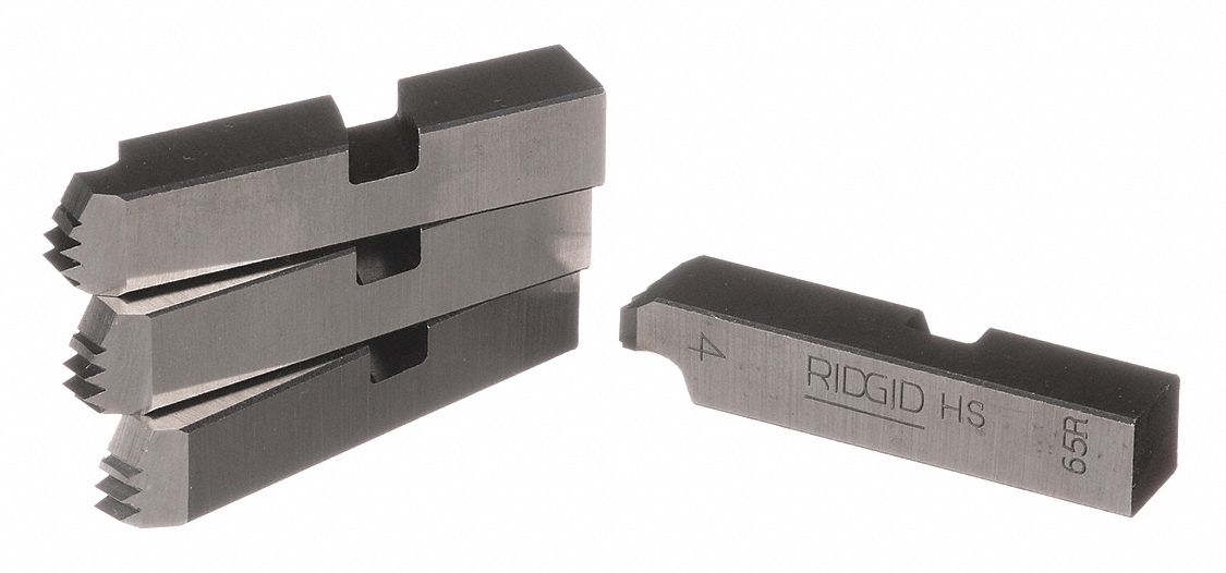 RIDGID Die Set, 1" to 2" NPT HSS 25XC1238100 Grainger