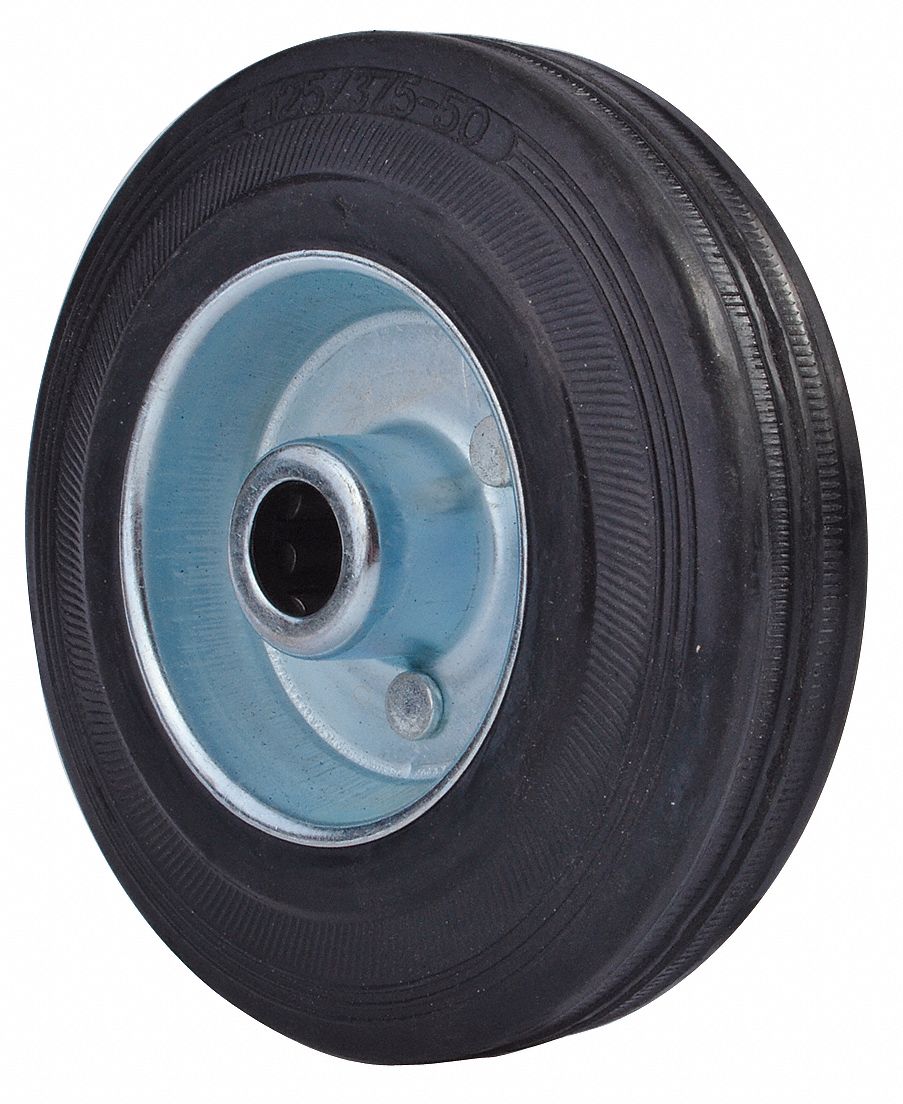 DAYTON Replacement Wheel,Black,5 In,Pk2, For Use With Grainger Item