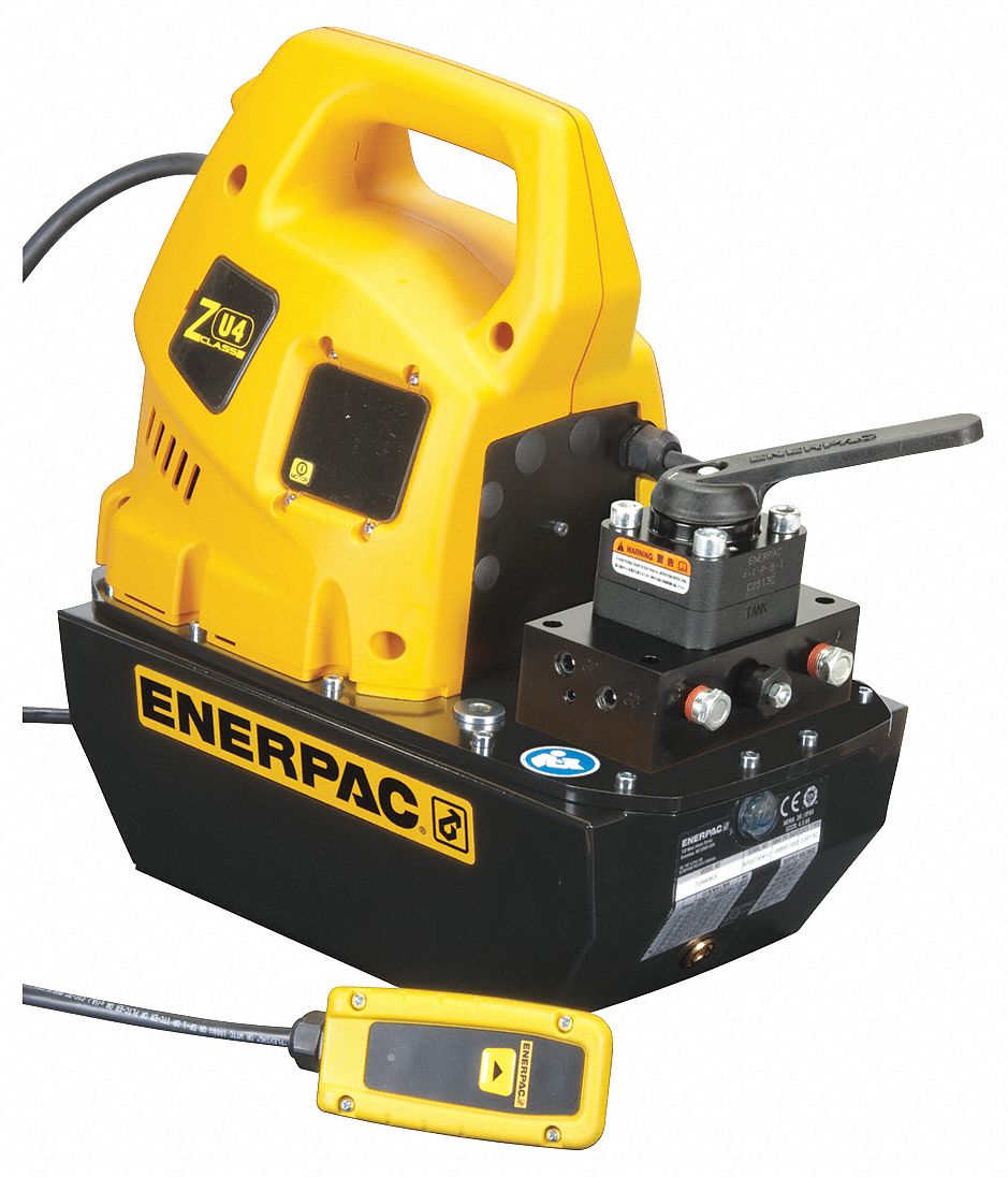 ENERPAC Electric Hydraulic Pump with Manual, 3 Way, 2 Position Control