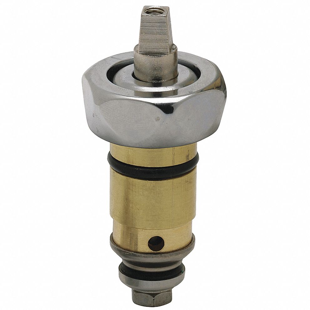 Chicago Faucets Cartridge Self Closing Fits Brand Chicago Faucets Brass Nickel Plated Finish