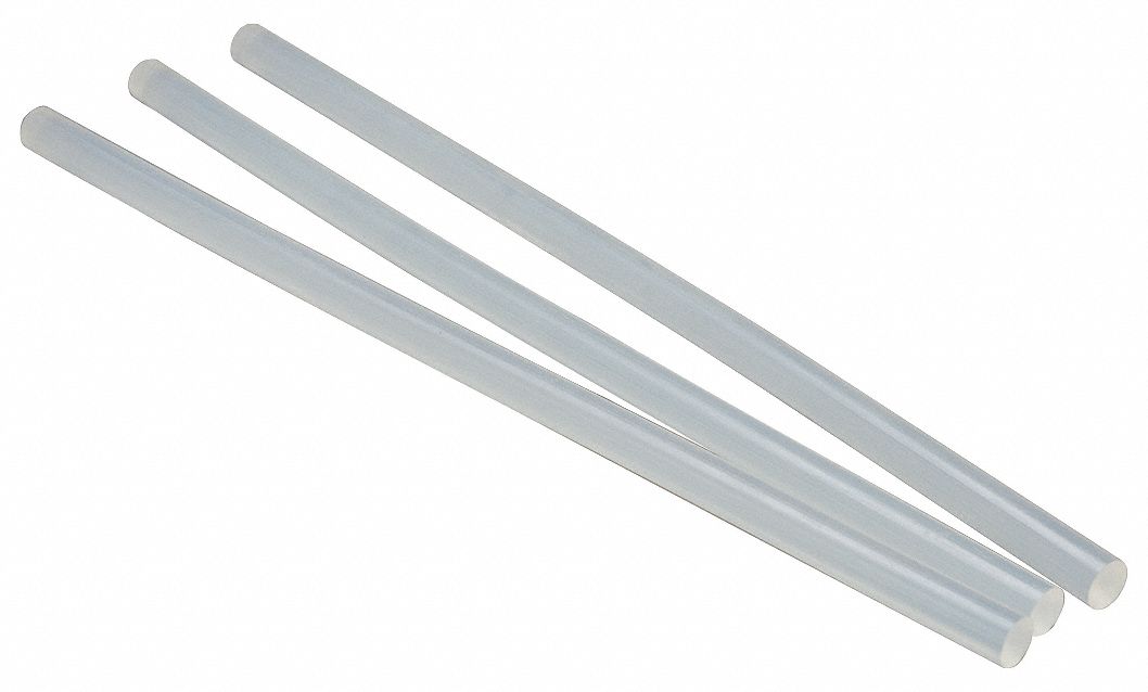Hot Melt Adhesive,Clear,1/2 x 12 In,PK11
