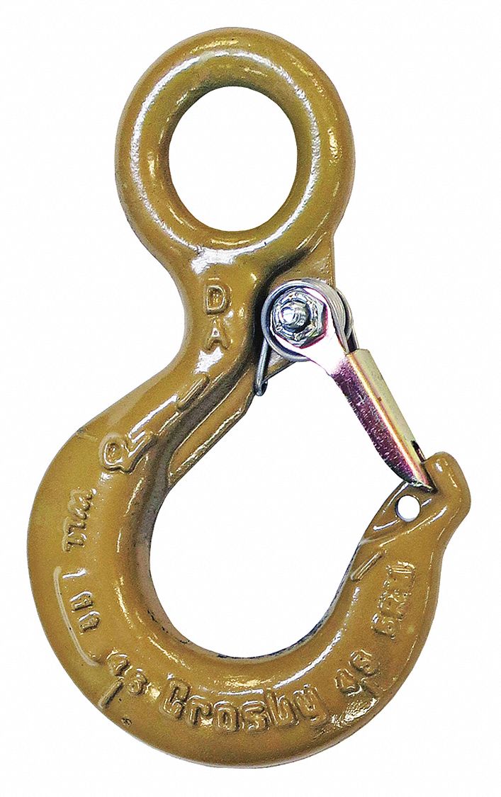 CROSBY Eye Hook, Alloy Steel, Eye, 3,000 lb Working Load Limit 29WP94
