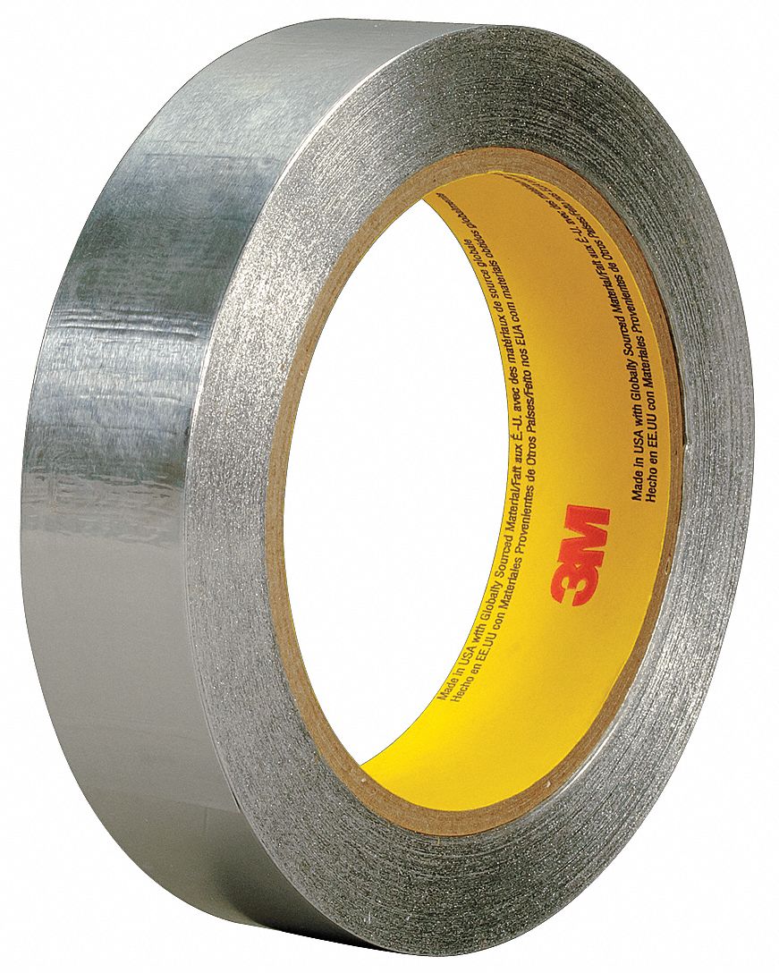 Foil Tape,3 in. x 55 yd.,Silver