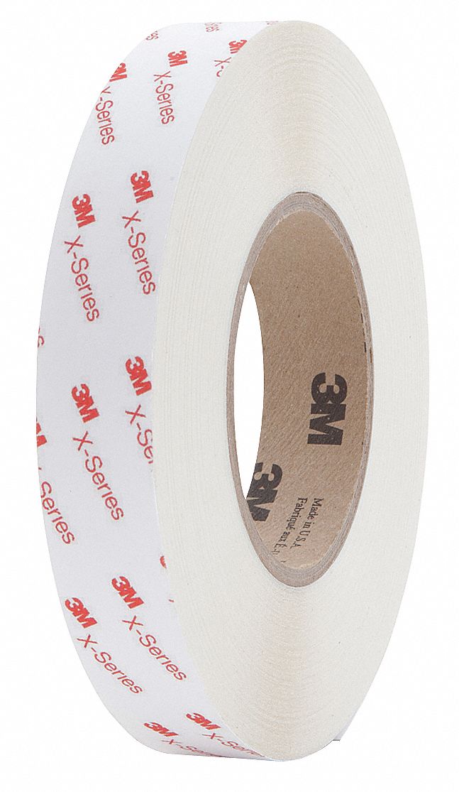 Double Coated Film Tape,1In.x 60 yd,PK9