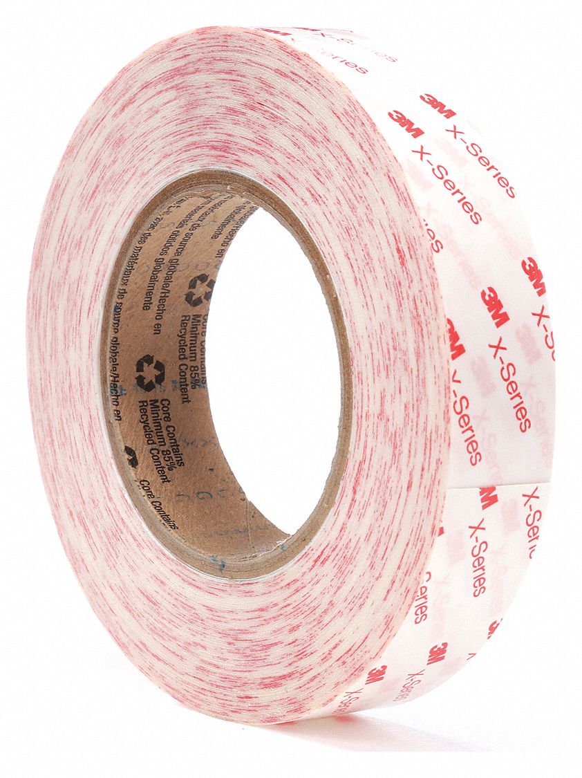 Double Coated Tape,1 in. x 60 yd.,PK9
