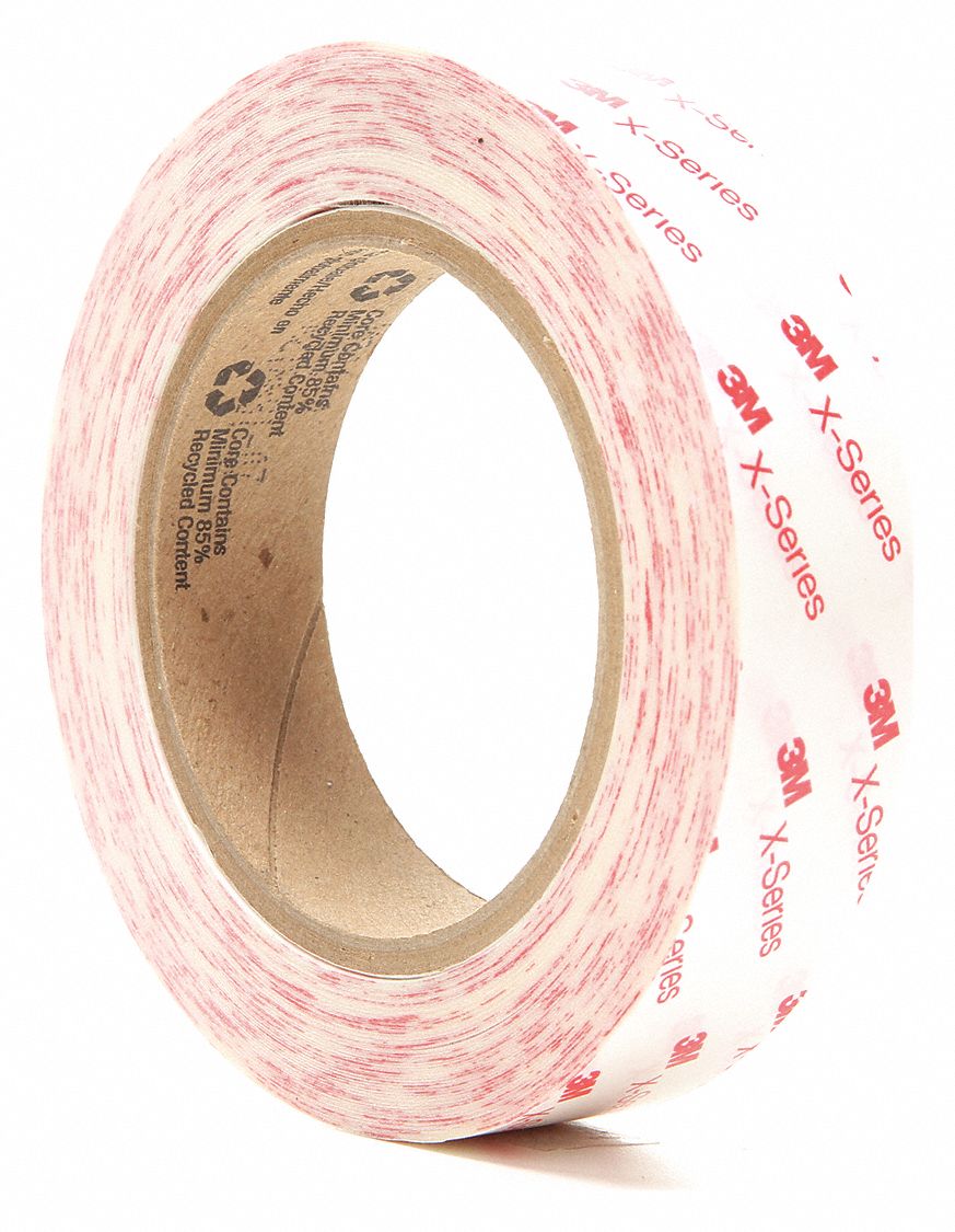 Double Coated Tape,1 in. x 37 yd.,PK9
