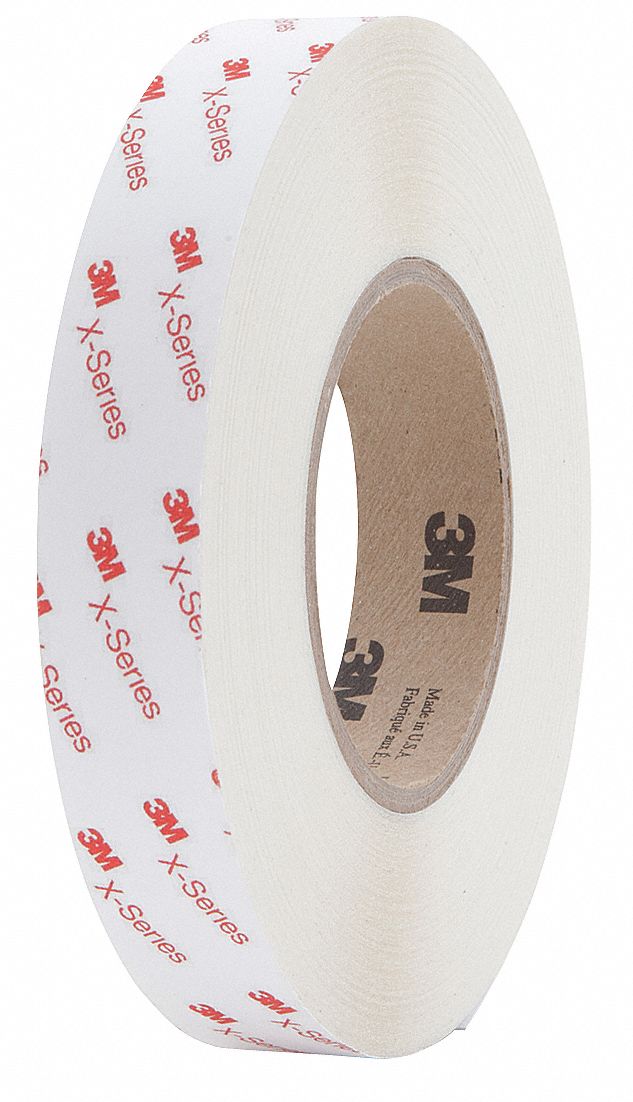 Double Coated Tape,1 in. x 40 yd.,PK9