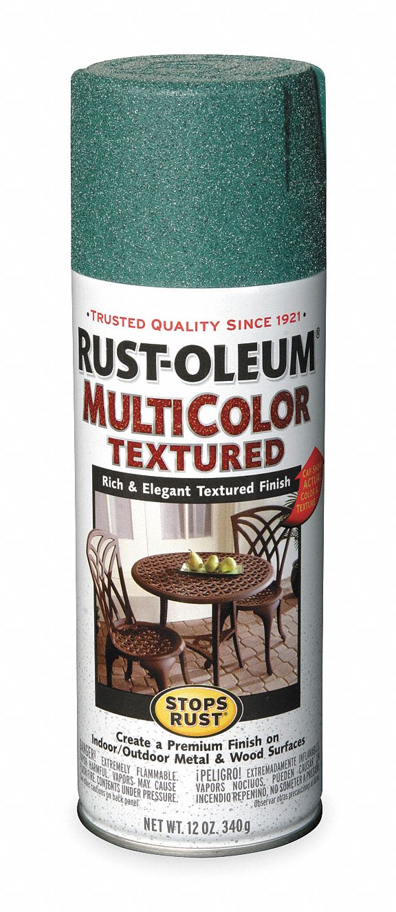 RUST-OLEUM Stops Rust® Textured Spray Paint in Textured Sea Green for