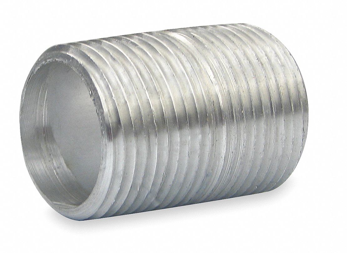 POWER FIRST Rigid Conduit Nipple,3/4 In x Close,Al 2CLE92CLE9 Grainger
