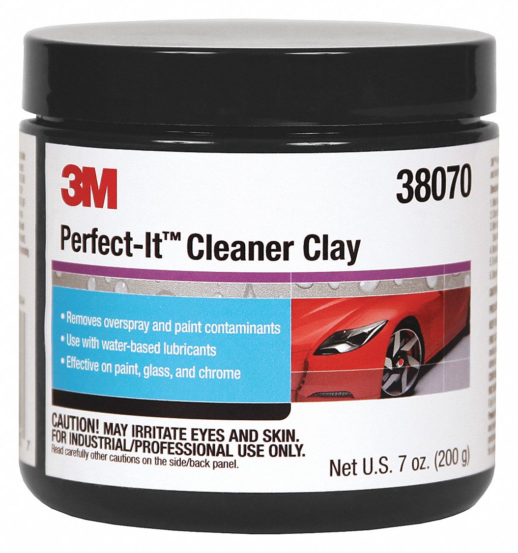 3M Abrasive Cleaner Clay Bar, —, 16 oz, Plastic Jar, —, Blue 2CTN7