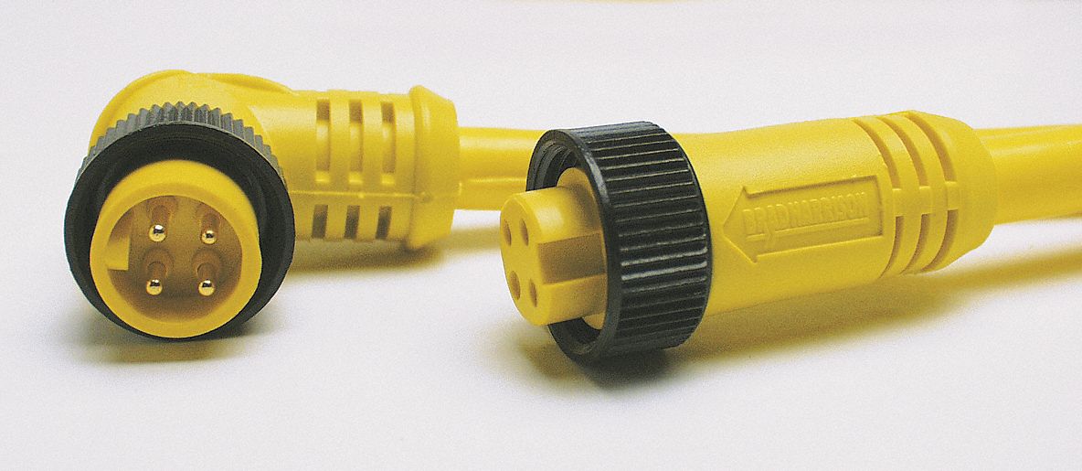 Extension Cordset,2Pin,Receptacle,Female