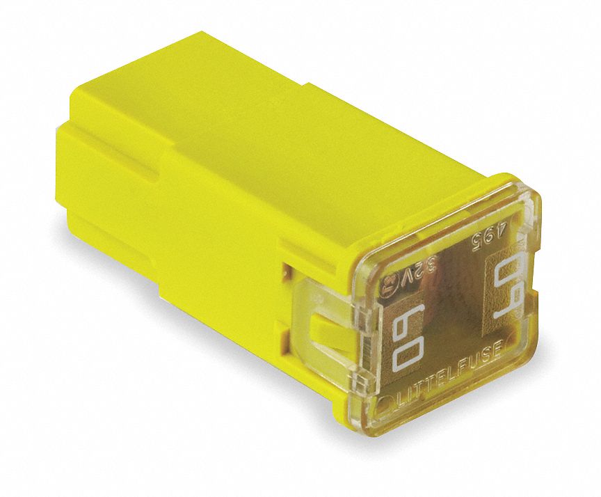 LITTELFUSE Automotive Fuse, 60A, JCAS Series, Nonindicating, Time Delay
