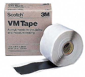 Electrical Tape,1-1/2 x 20 ft,7 mil,PK10