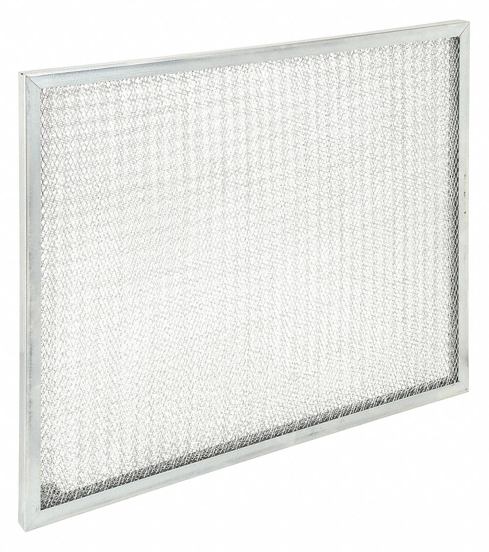 AIR HANDLER Washable Metal Air Filter, Panel, 16x20x2 4C4064C406