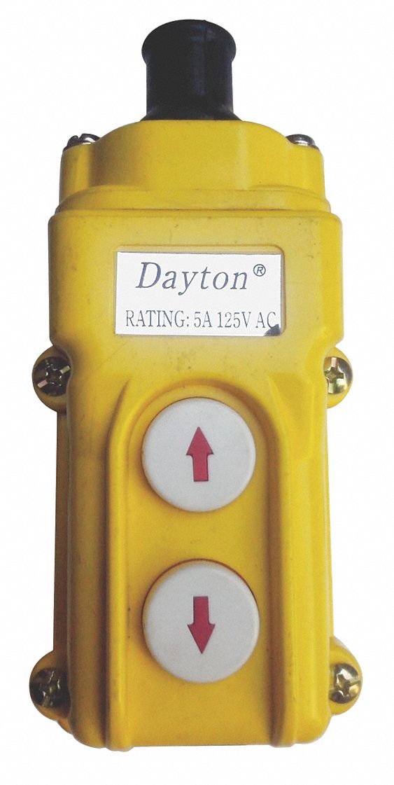 DAYTON Pendant Controller Assembly for H3 Hoist - 2GXJ6 ... pneumatics wiring diagram 