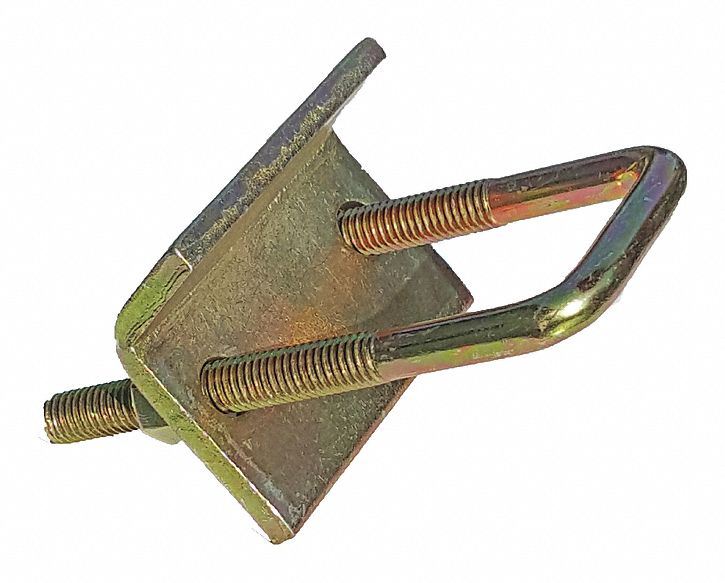 GRAINGER APPROVED Steel Channel Beam Clamp, GalvKrom Finish 2HCJ4
